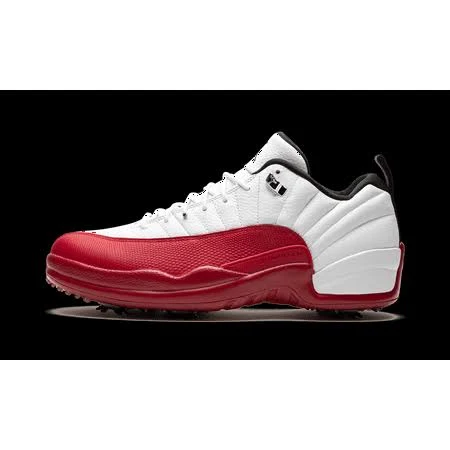 Jordan Mens Air Jordan 12 Golf Cherry Dh4120 161 from Stadium Goods, Men's, Size: 13, White