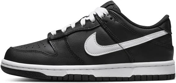 Kids' Nike Dunk Low Black White