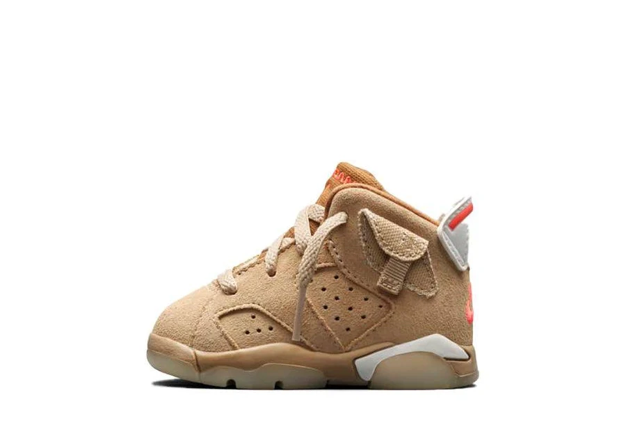 Travis Scott × Nike TD Air Jordan 6 "British Khaki"