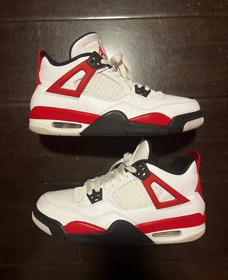 Jordan 4 Retro Low Red Cement - Size 7 (gs)