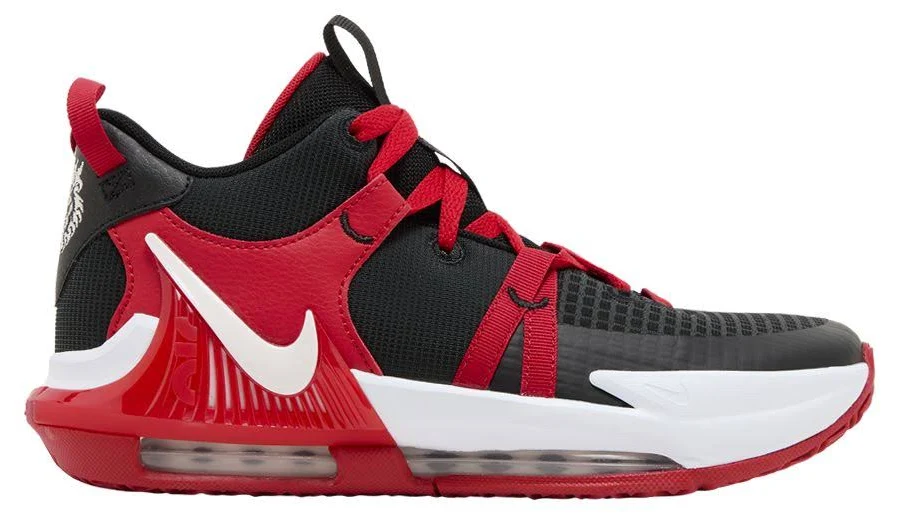 Nike LeBron Witness 7 GS 'Bred' | Black | Kid's Size 5