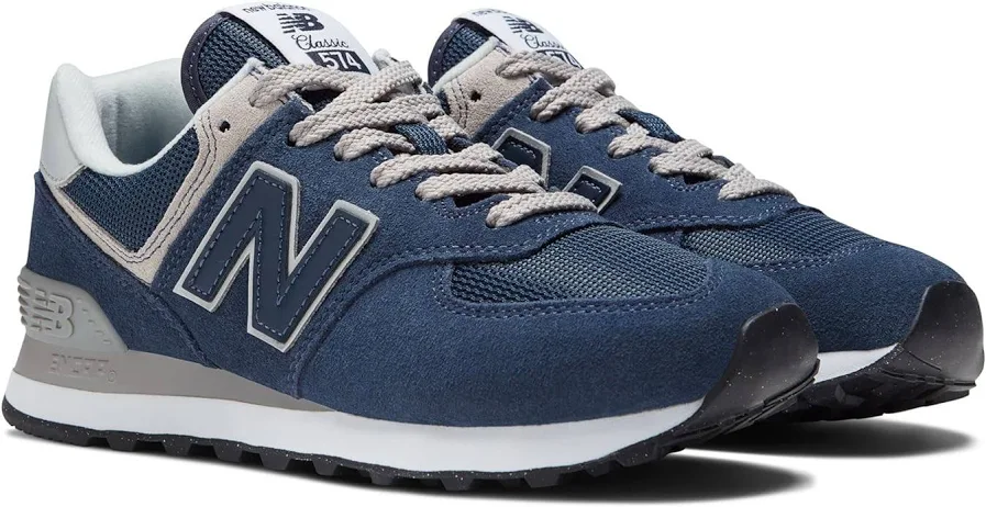 Balance Wl574evn: Women's 574 V2 Essential Sneaker, Navy/white