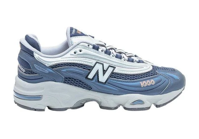 New Balance Men's 1000 Lace-Up Sneakers - Blue - Low-top sneakers - 10.5