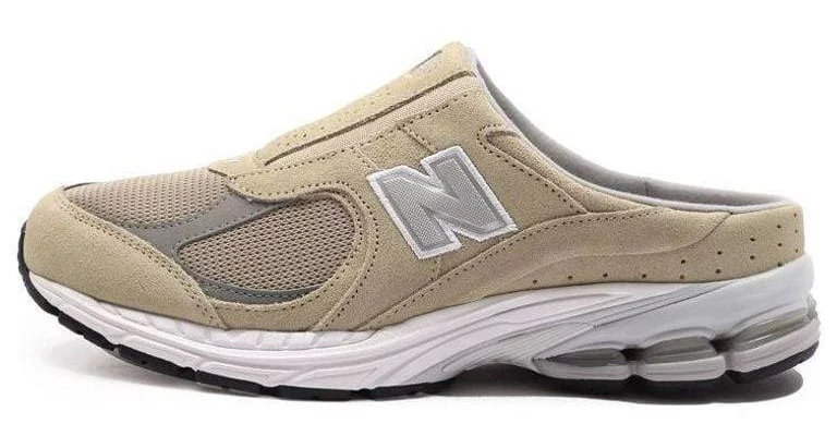 New Balance Men's 2002r Mule Lightweight Athleisure Casual Sports Shoe - Gray - Low-top sneakers - 8.5