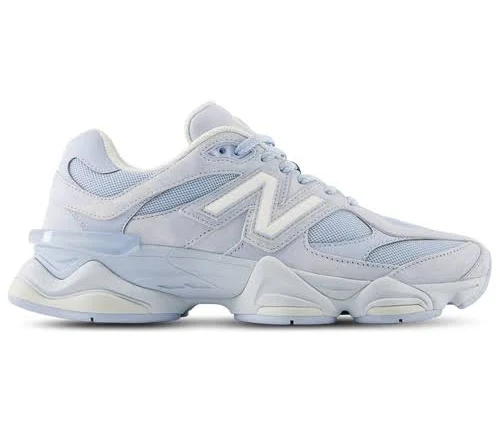 New Balance Womens 9060 - Running Shoes Sea Salt/Oxford Blue Size 06.5