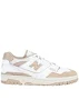 New Balance 550 Man Sneakers White Size 10.5 Leather, Textile fibers