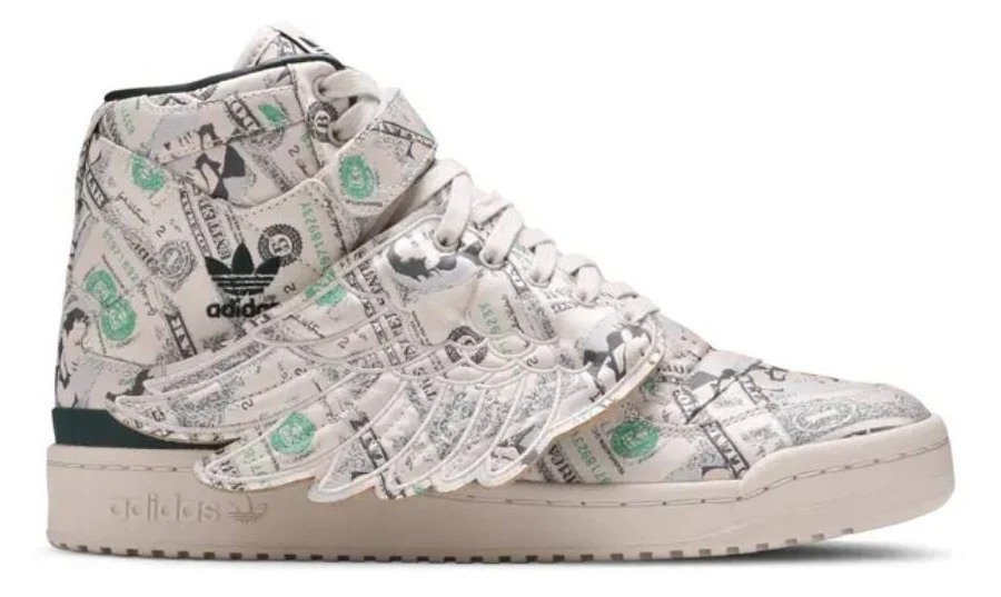 Jeremy Scott X Adidas Forum Wings 1.0 Money Size 12