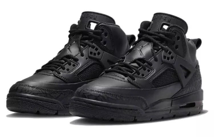 Air Jordan Spizike Winterized Black Sneakers 'Black Cat' FD4653-001