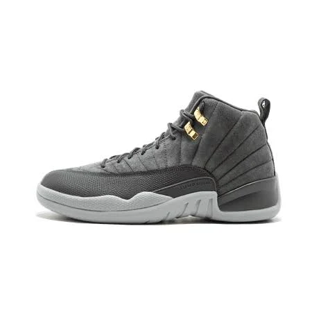 Jordan Mens Air Jordan 12 Retro Dark Grey 130690 005 from Stadium Goods, Men's, Gray