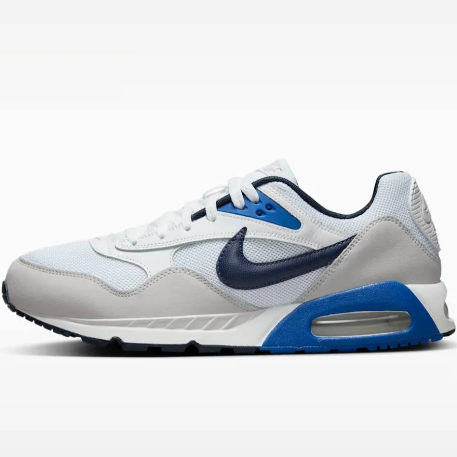 Nike Air Max Correlate Men’s Running Shoes White Obsidian Blue Grey