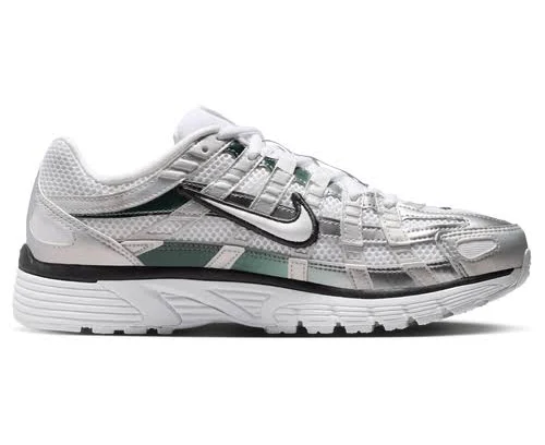 Nike Womens P-6000 - Running Shoes White/White/Off White Size 12.0