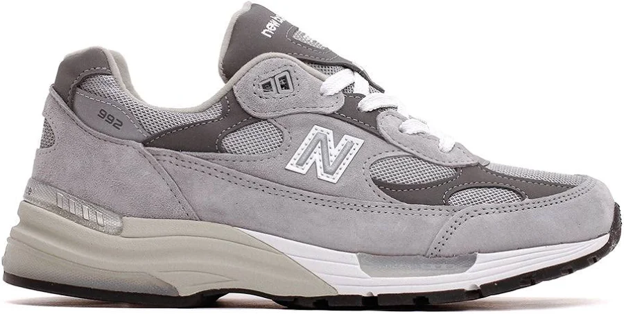 New Balance Unisex Made in USA 992 Grey U992GY, 9