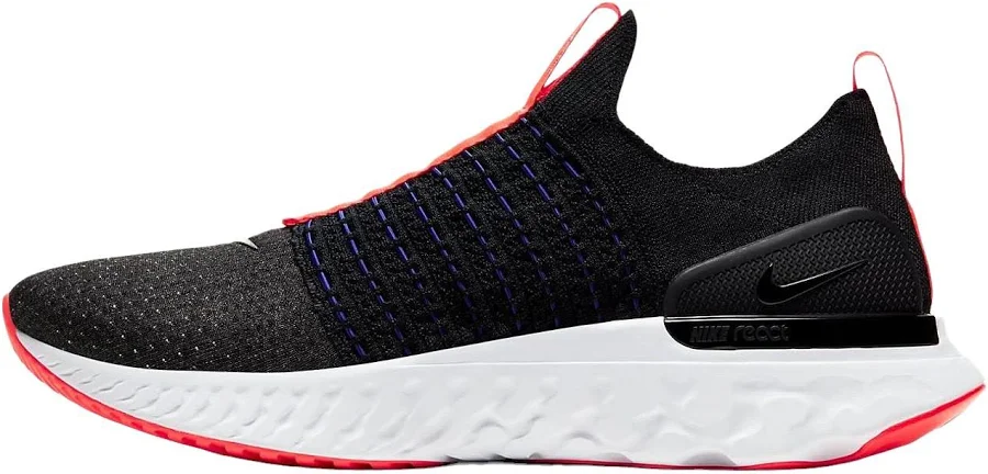 Nike React Phantom Run Flyknit 2 Men Sneakers - Black/red/white