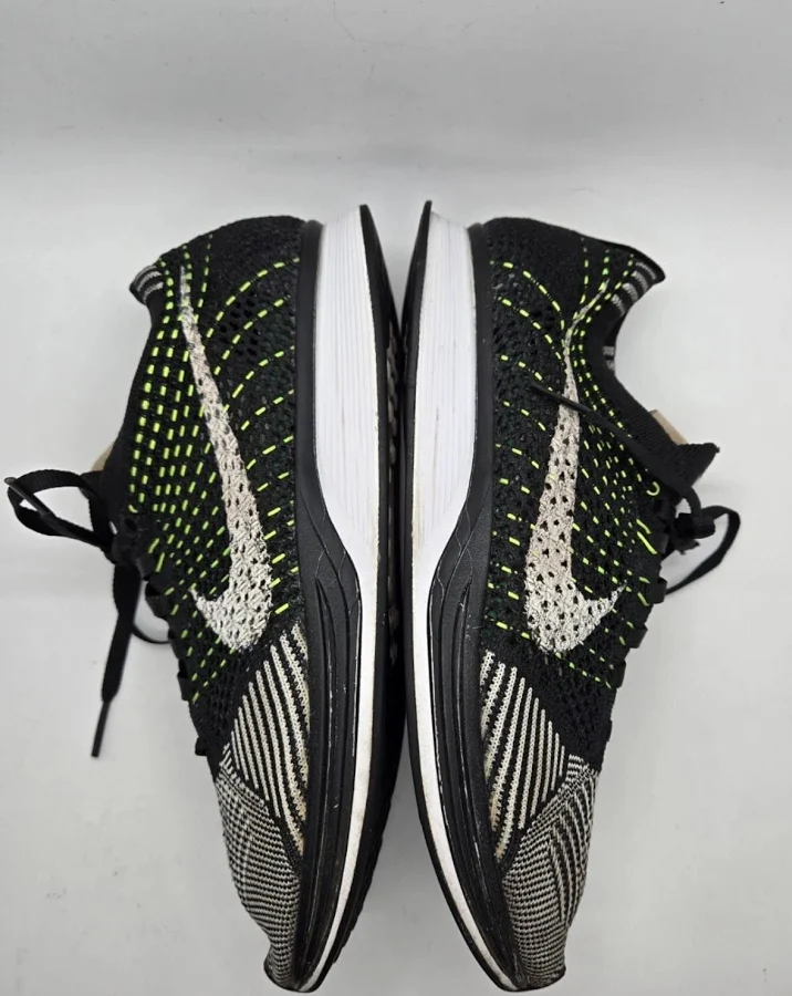 Nike Flyknit Racer Shoes Black White Running Athletic Sneakers Oreo