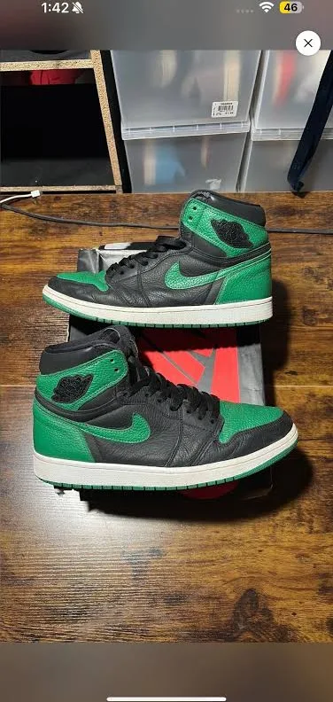 Jordan 1 Pine green1
