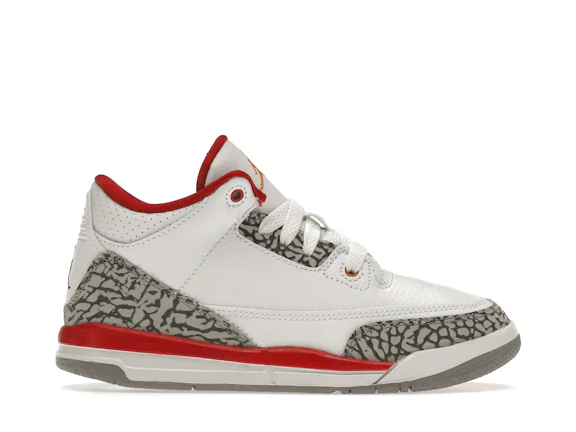 Jordan 3 Retro Cardinal (para preescolares)