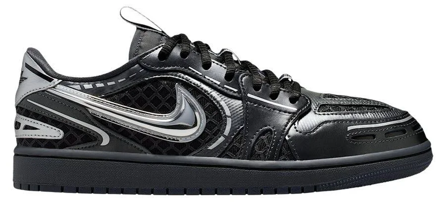 Air Jordan 1 Low Method of Make 'Black/White/Anthracite/Metallic Silver' | Women's Size 9