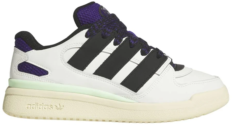 adidas Forum2000 Women's Off White/Core Black/Collegiate Purple Shoes