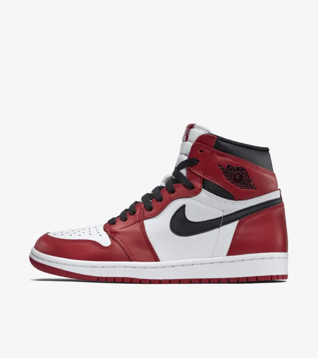 air jordan 1 retro red and white