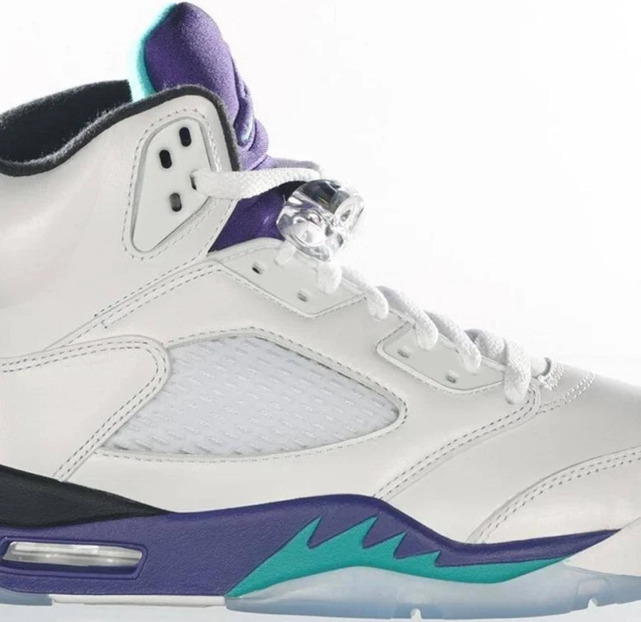 Jordan Shoes | Size 11.5 - Air Jordan 5 Retro 2025 Grape | Color: White | Size: 11.5 | Darkger's Closet