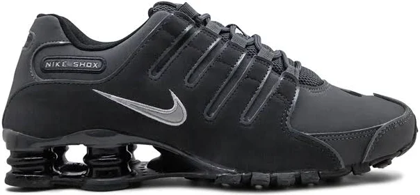 Nike - Shox NZ low-top sneakers - unisex - Suede/Nylon/Rubber - 8 - Black