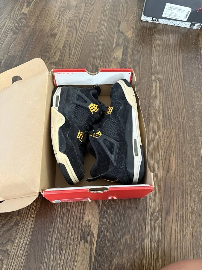 Jordan Air Jordan 4 Retro Royalty Black Gold 308497-032 2017 Men's