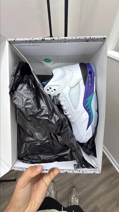 Jordan 5 Grape 2025 Size 3.5 (DS) #63081