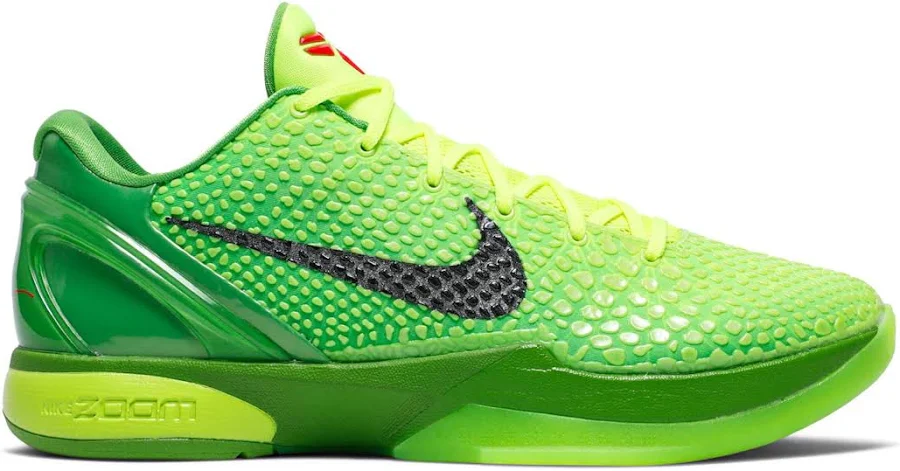 Nike Zoom Kobe 6 Protro 'Grinch' 2020 – Zapatillas Kobe 6 Protro 'Grinch' Edición 2020. CW2190-300 US 18