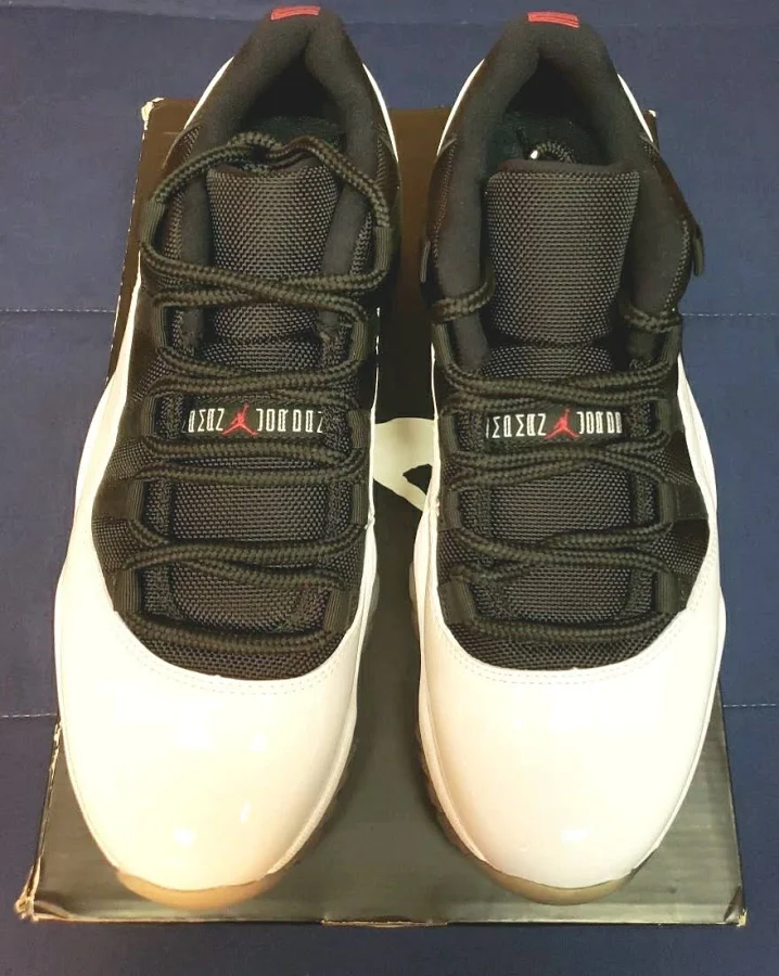 Size 10.5 - Nike Air Jordan 11 Retro Low Tuxedo