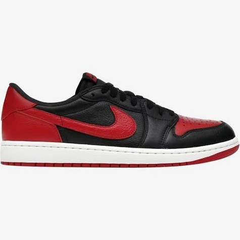 Nike - Men's Air Jordan 1 Retro Low OG Sneakers - (Black/Red/White)