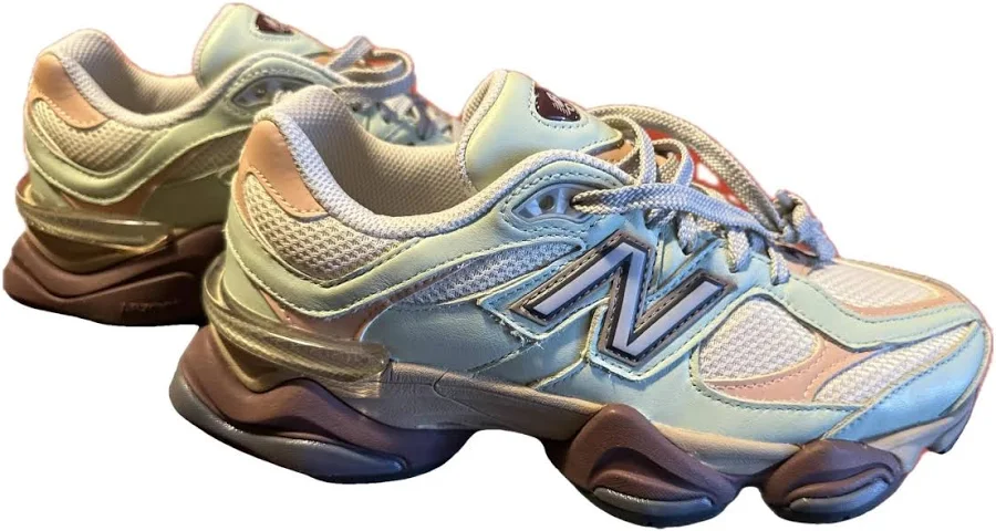 New Balance 9060 Trainers Light Multicolor Leather EU 39.5