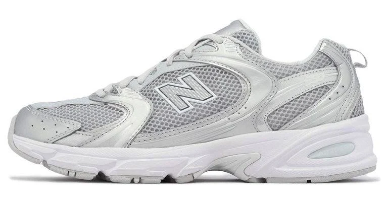 New Balance Men's 530 Metallic Moonbeam' - White - Low-top sneakers - 9.5