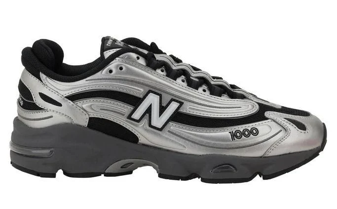 New Balance New Balance 1000 Lace-Up Sneakers - Silver - US10