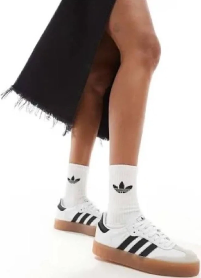 Adidas Sambae White And Black Women Shoes - Women | Color: White/Black | Size: 6.5