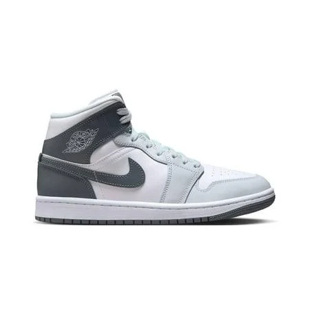 Nike Air Jordan 1 Mid White / Smoke Grey - Pure Platinum Bq6472-113 Women's Size 10.5