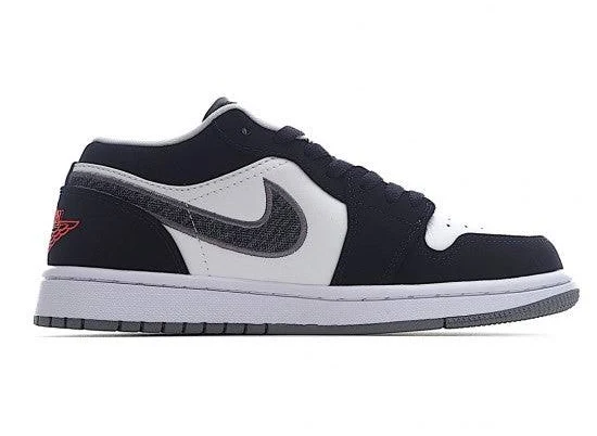 Air Jordan 1 Low Black White Wolf Grey