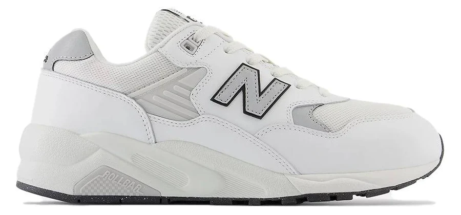New Balance, (MT580EC2) 580 Shoes - White/Silver 5.5 (W7) / White