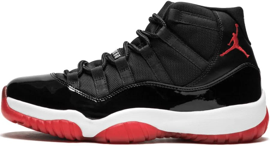 Air Jordan 11 Retro "Bred" 378037 010" - Shoes - Size 8 - Black