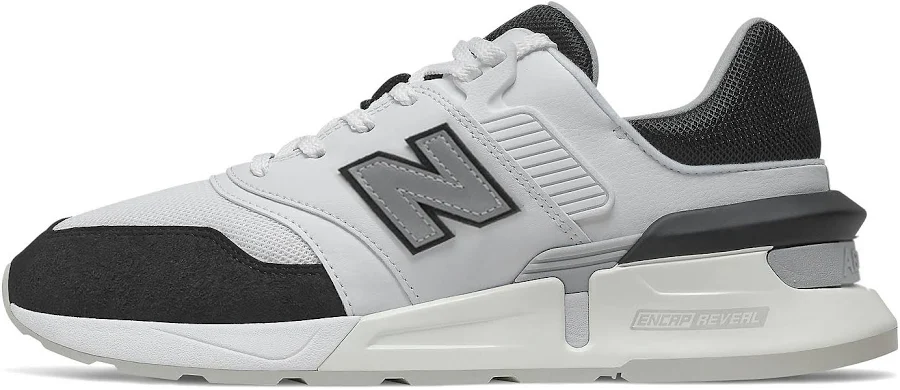 New Balance 997s Casual Low Top Men Sneakers - Black/white