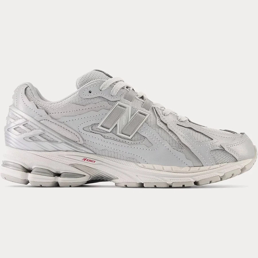 New Balance 1906D Silver Metalic / White / Crimson Sneakers Silver / New Balance - US / US