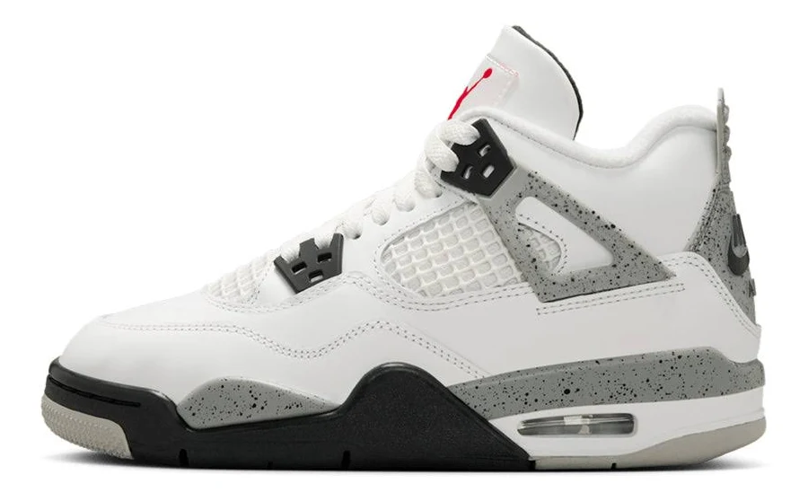 Jordan Air Jordan 4 'White Black' Childrens US-MAN6/UK5.5/EU38.5