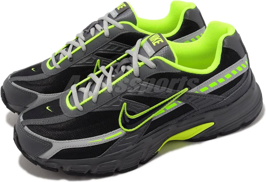 Nike Initiator Black Dark Grey Volt Men Casual Lifestyle Running Shoe