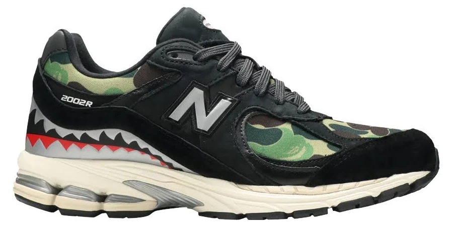 New Balance Bape X 2002r Men Sneakers - Black