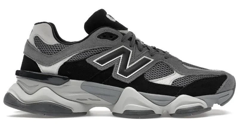 Balance 9060 Men's Black Gray Lace Up Top Athletic Sneaker Us 7-12| Eu