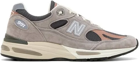 New Balance MADE IN UK 991V2 SNEAKERS, GREY / 45
