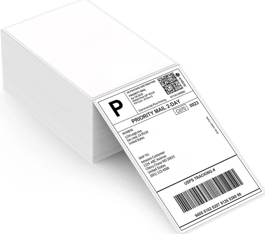 MUNBYN 4X6 Thermal Shipping Labels