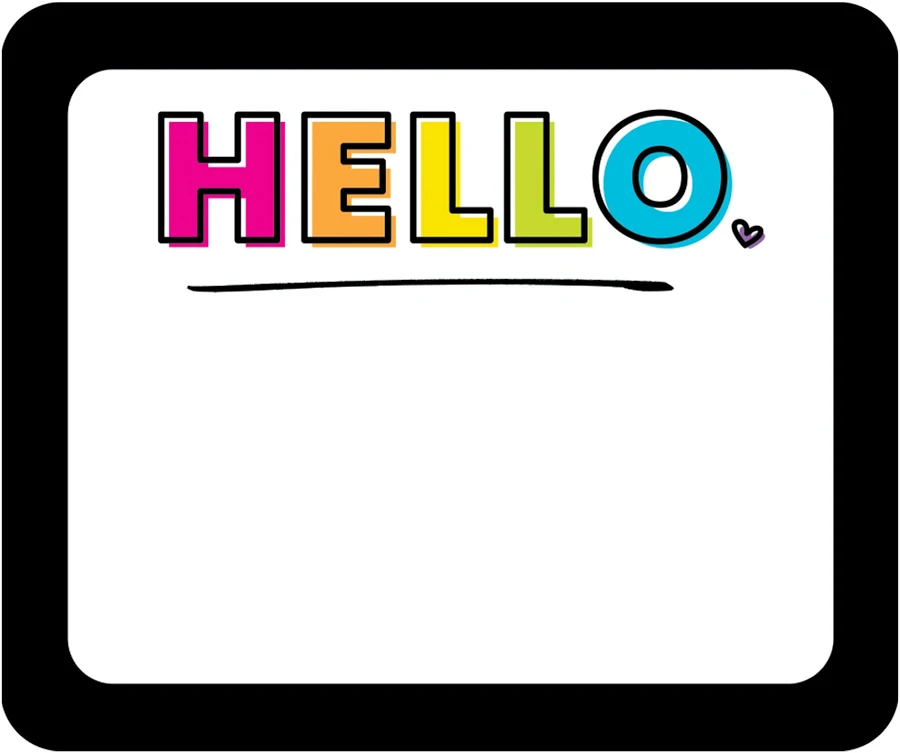 Carson Dellosa Education Kind Vibes Name Tags