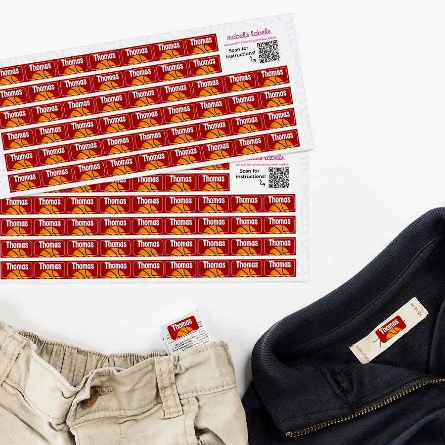 MABEL'S Labels Tag Mates Stick On Clothing Labels