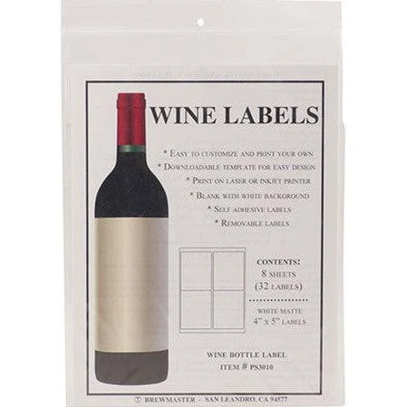 MoreBeer! Wine Bottle Labels
