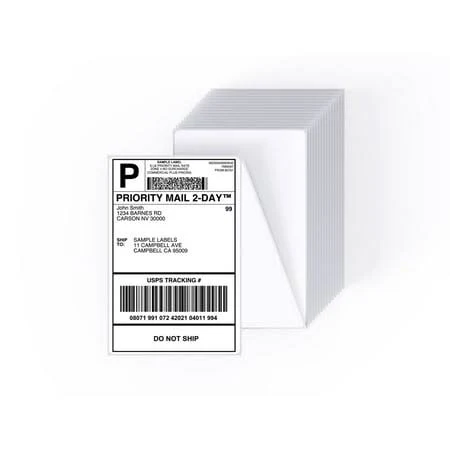 Core Innovations 4" x 6" Direct Thermal Shipping Labels